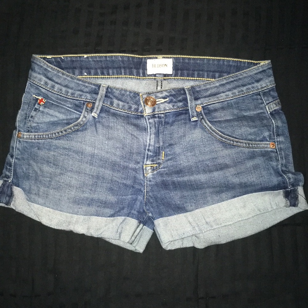 Hudson Jean Shorts - “Hampton” cuffed short short